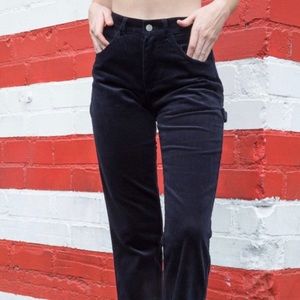 Blue corduroy brandy pants